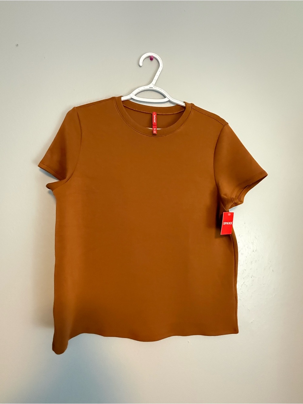 SPANX NWT Brown Modal 2 Piece Lounge Set Top Wide Leg Pants L